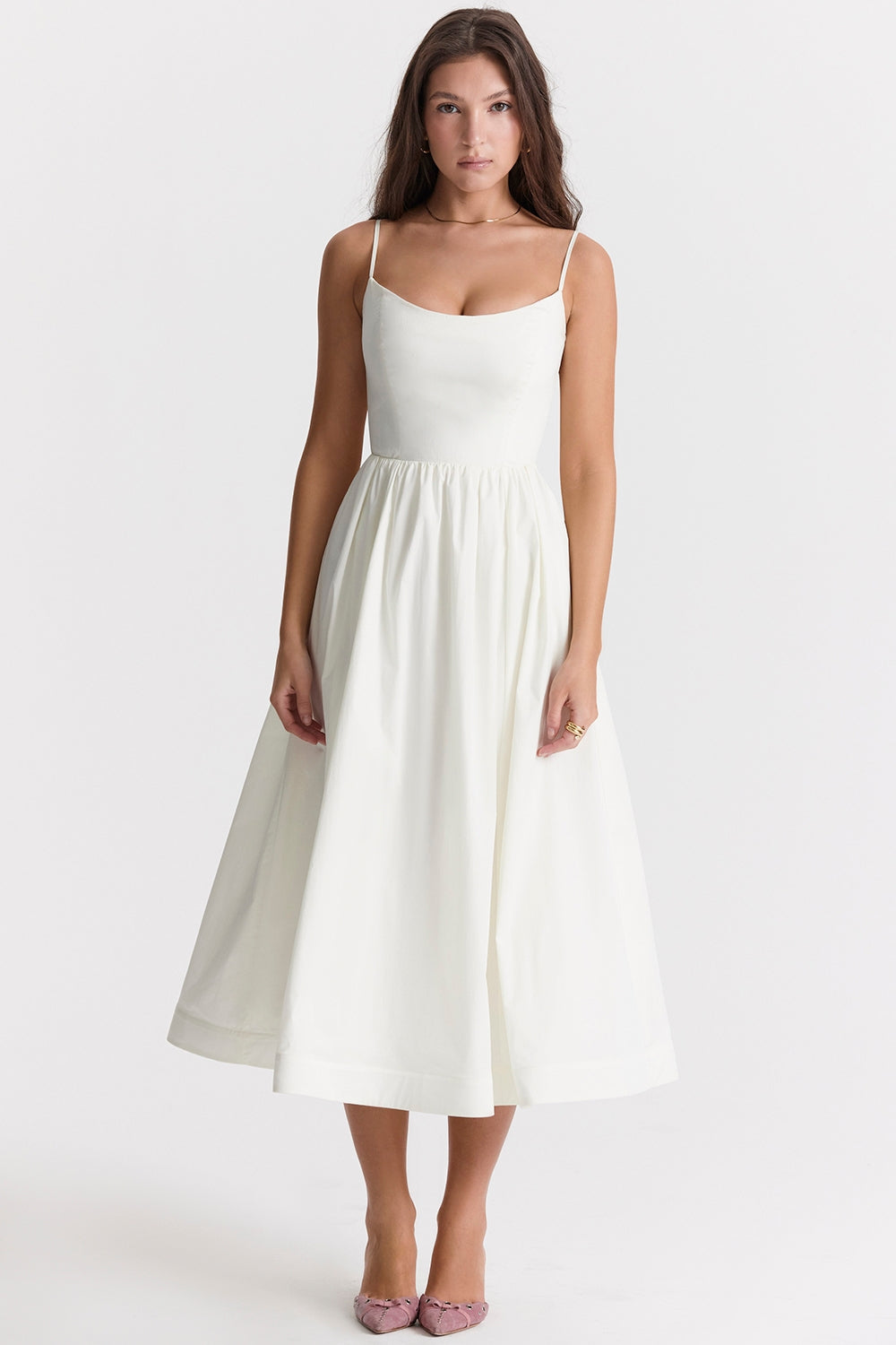 ivory corset sundress