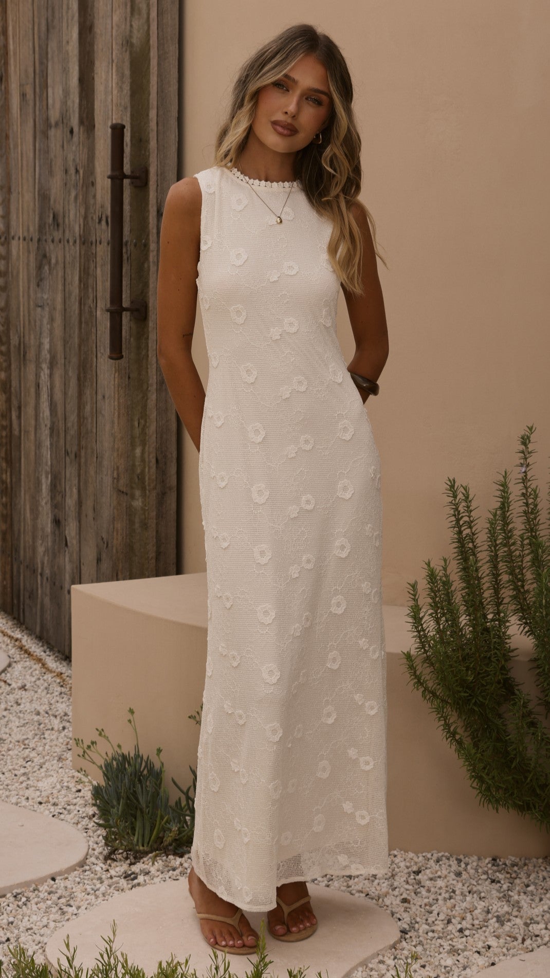 Macie Maxi Dress - Cream