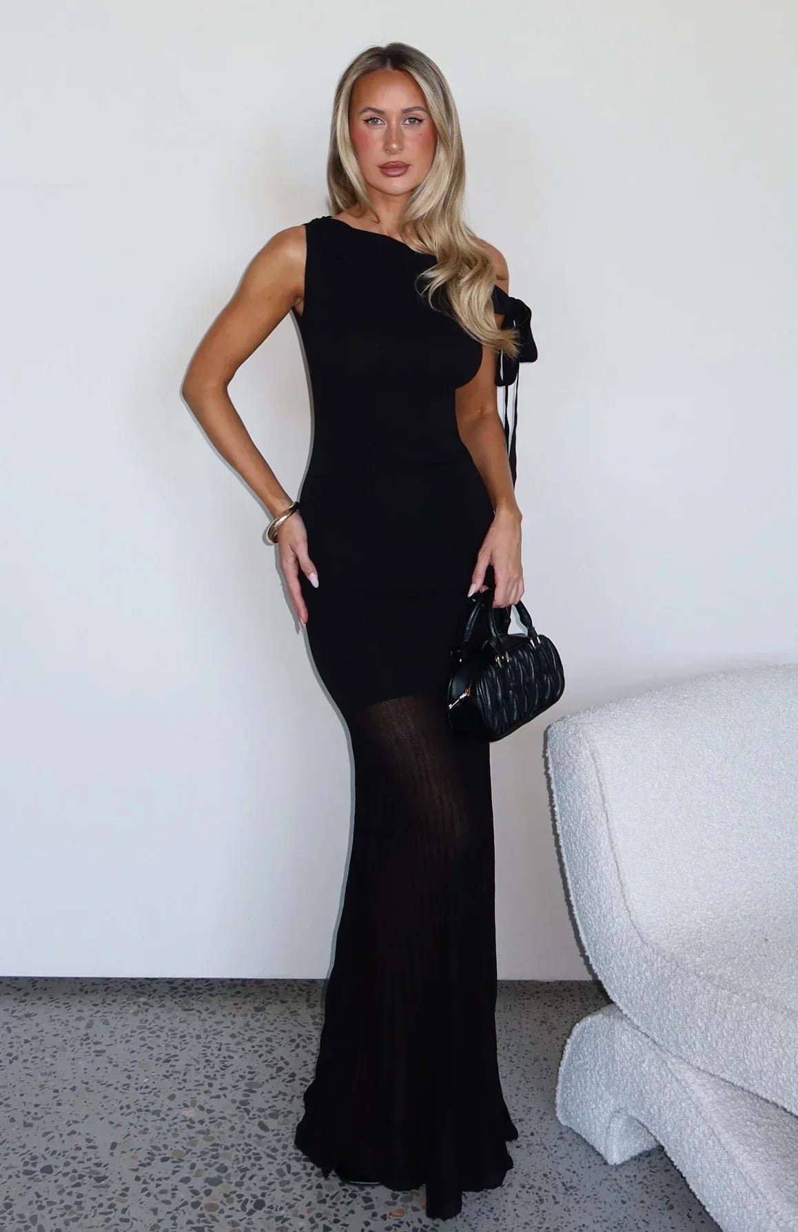 Accidentally In Love Maxi Dress Black