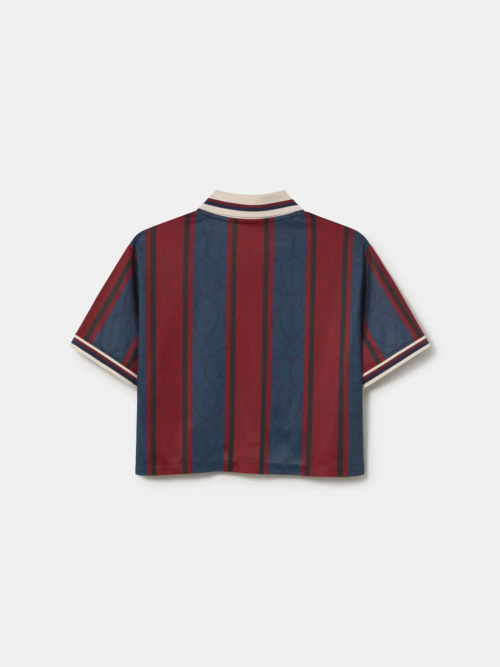 Modernist Crop Fc Barcelona Polo Oversize - Women