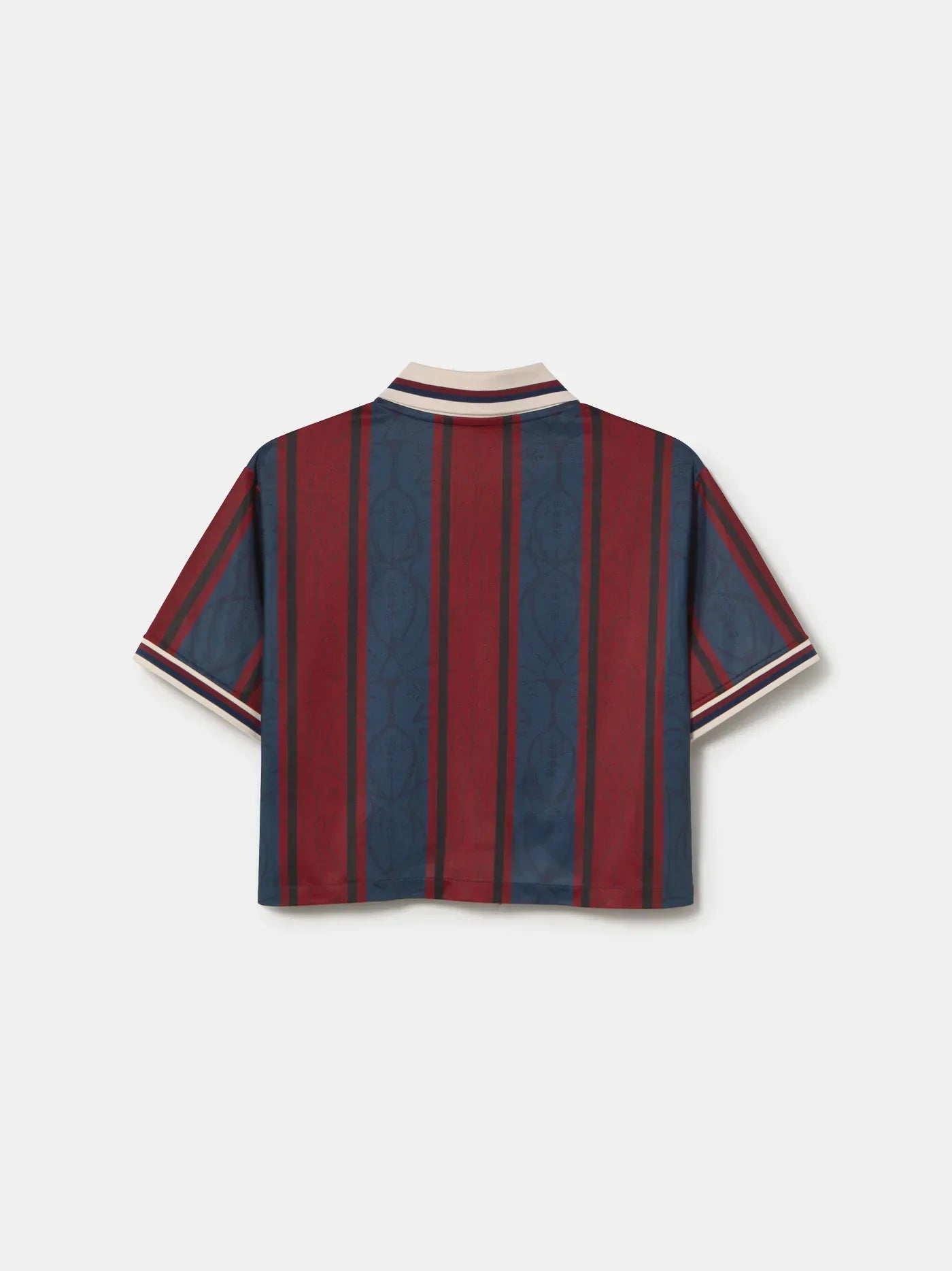 Modernist Crop Fc Barcelona Polo Oversize - Women