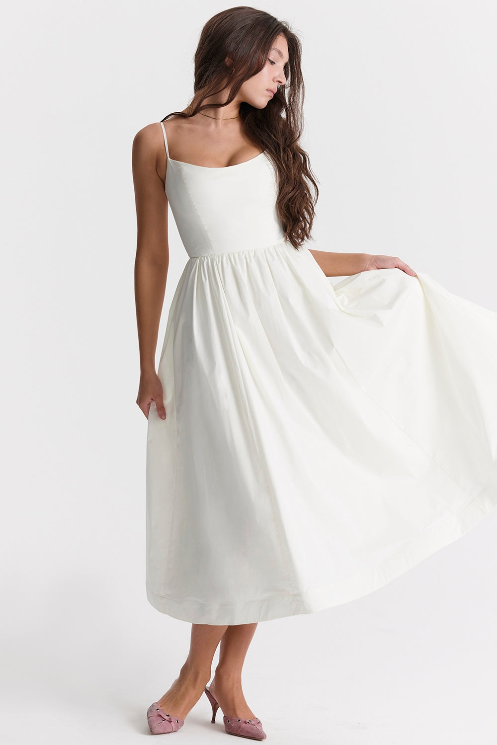 ivory corset sundress