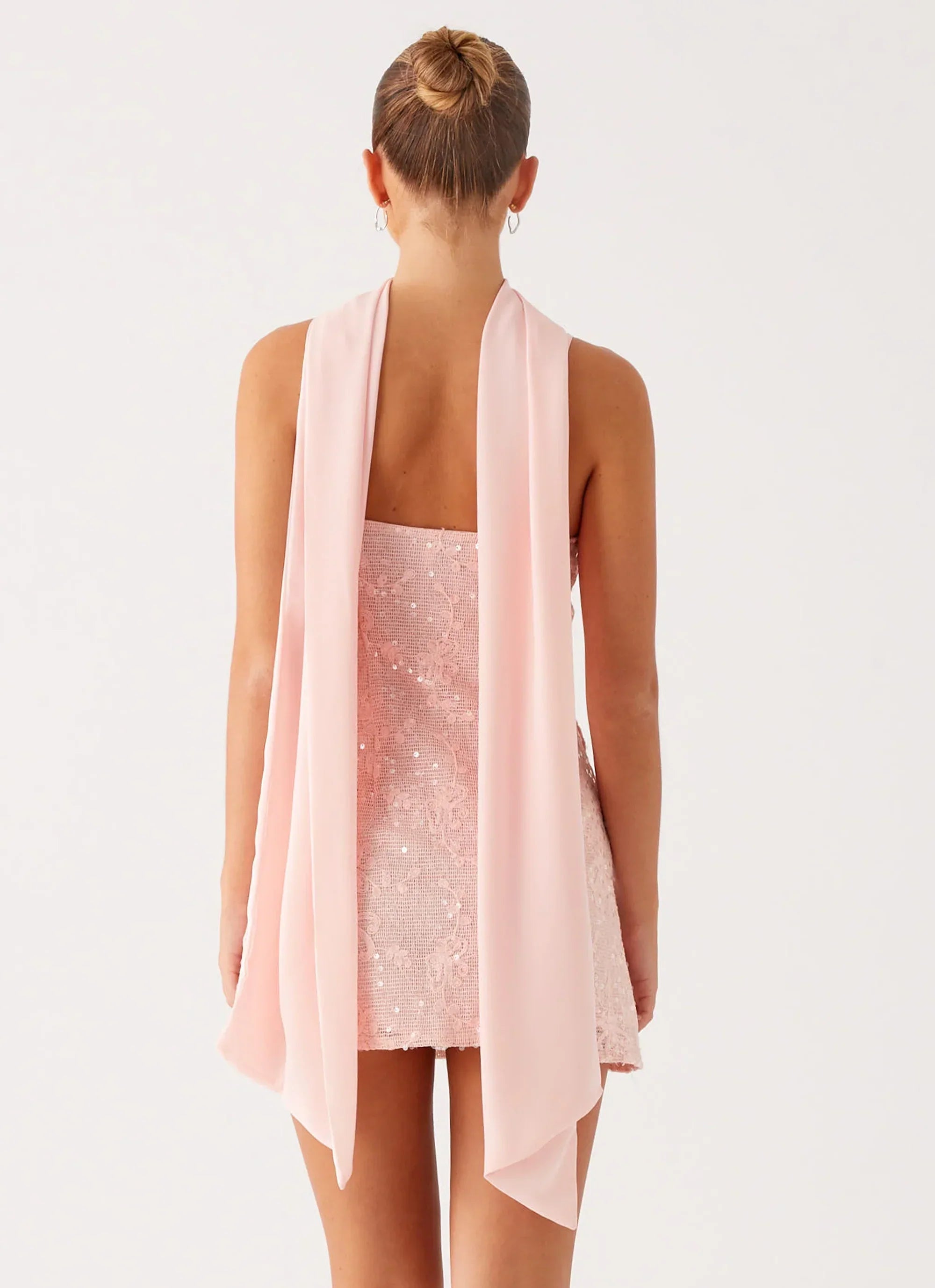 Vision Sequin Mini Dress - Pink
