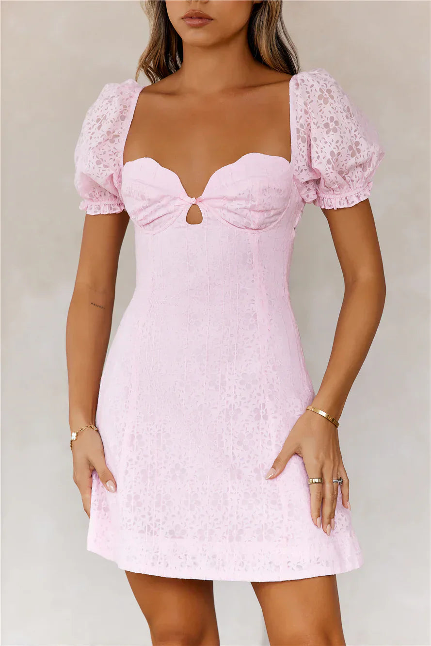 Strawberry Smoothie Mini Dress Pink
