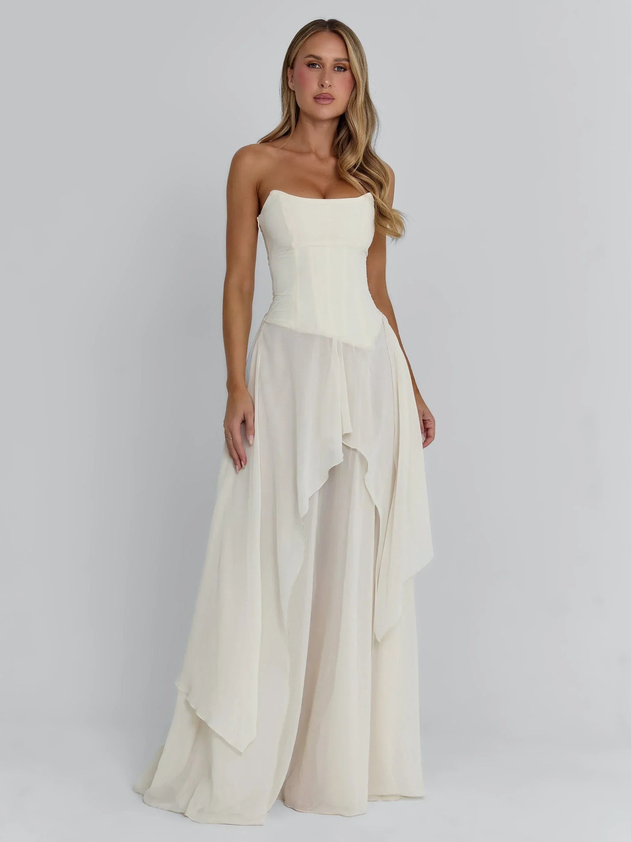 Lucy's EISLEY MAXI DRESS IVORY