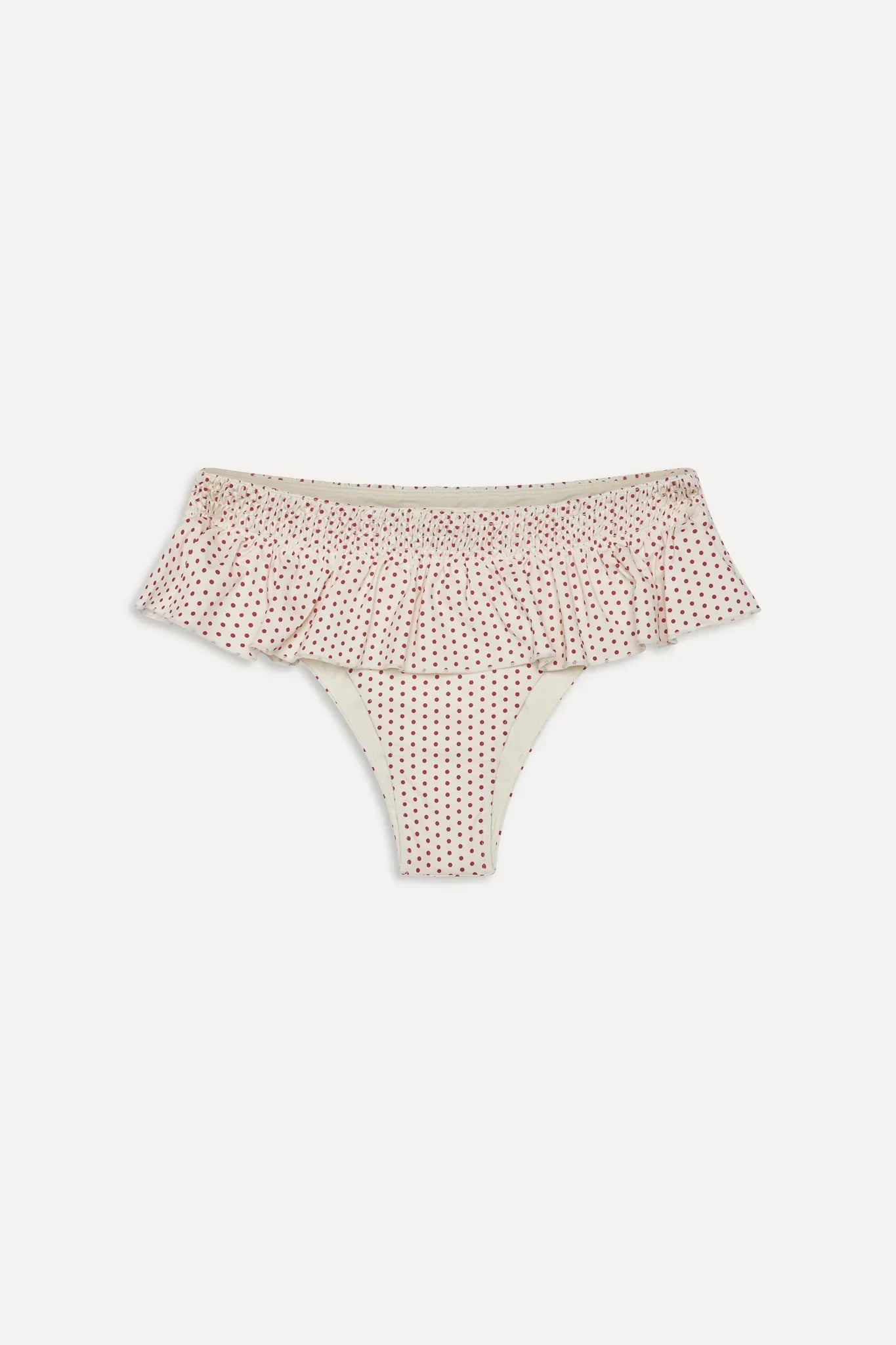 x BELLA HADID Sunday Swim Skirt - Strawberry Polka Dot
