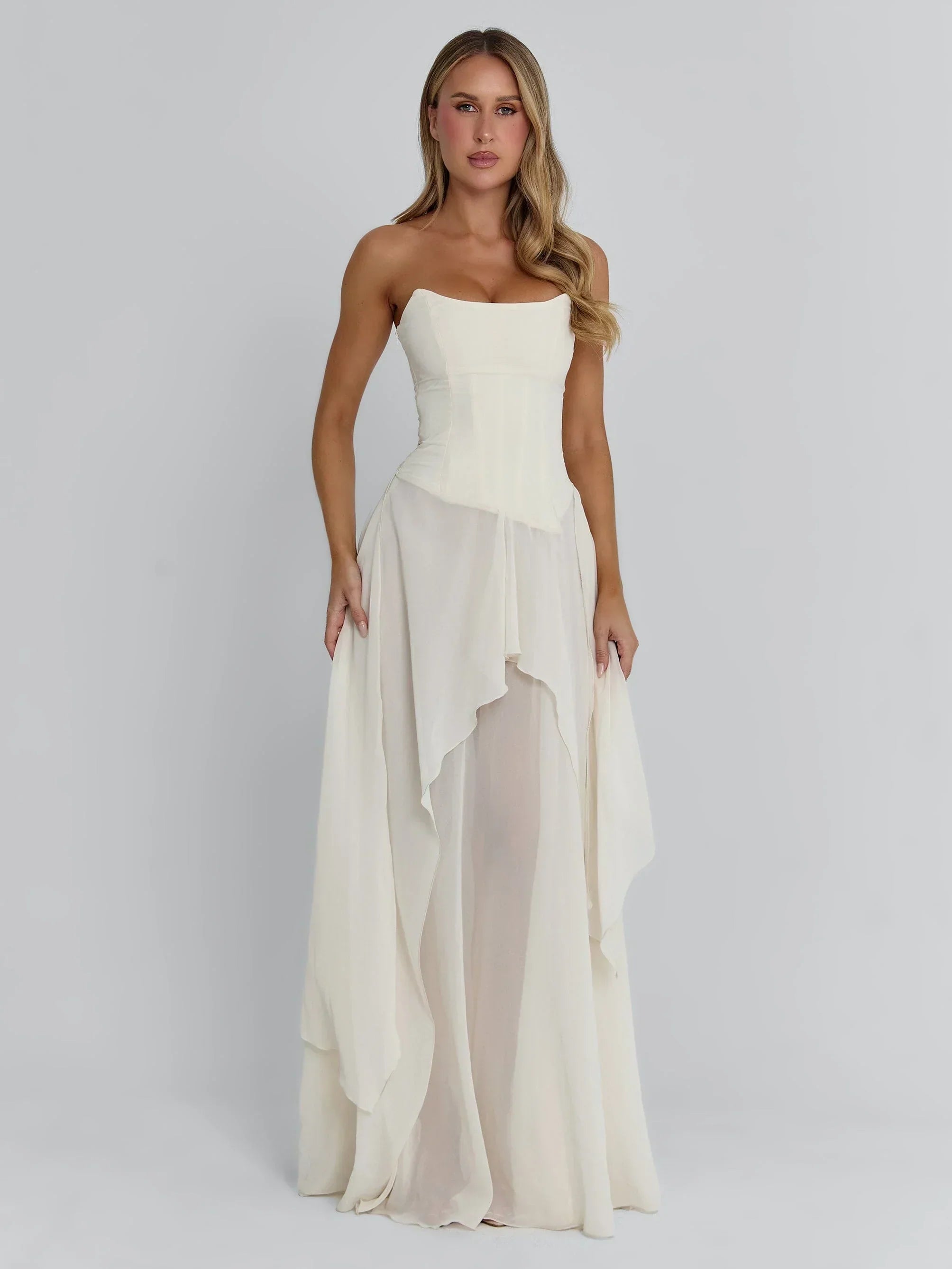Lucy's EISLEY MAXI DRESS IVORY
