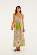 Light Blue Spring Affair  Maxi Dress