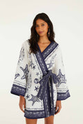 Off-White Coast Scarf  Mini Dress
