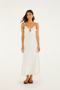 Off-White Paper Boat 3d Maxi Dress