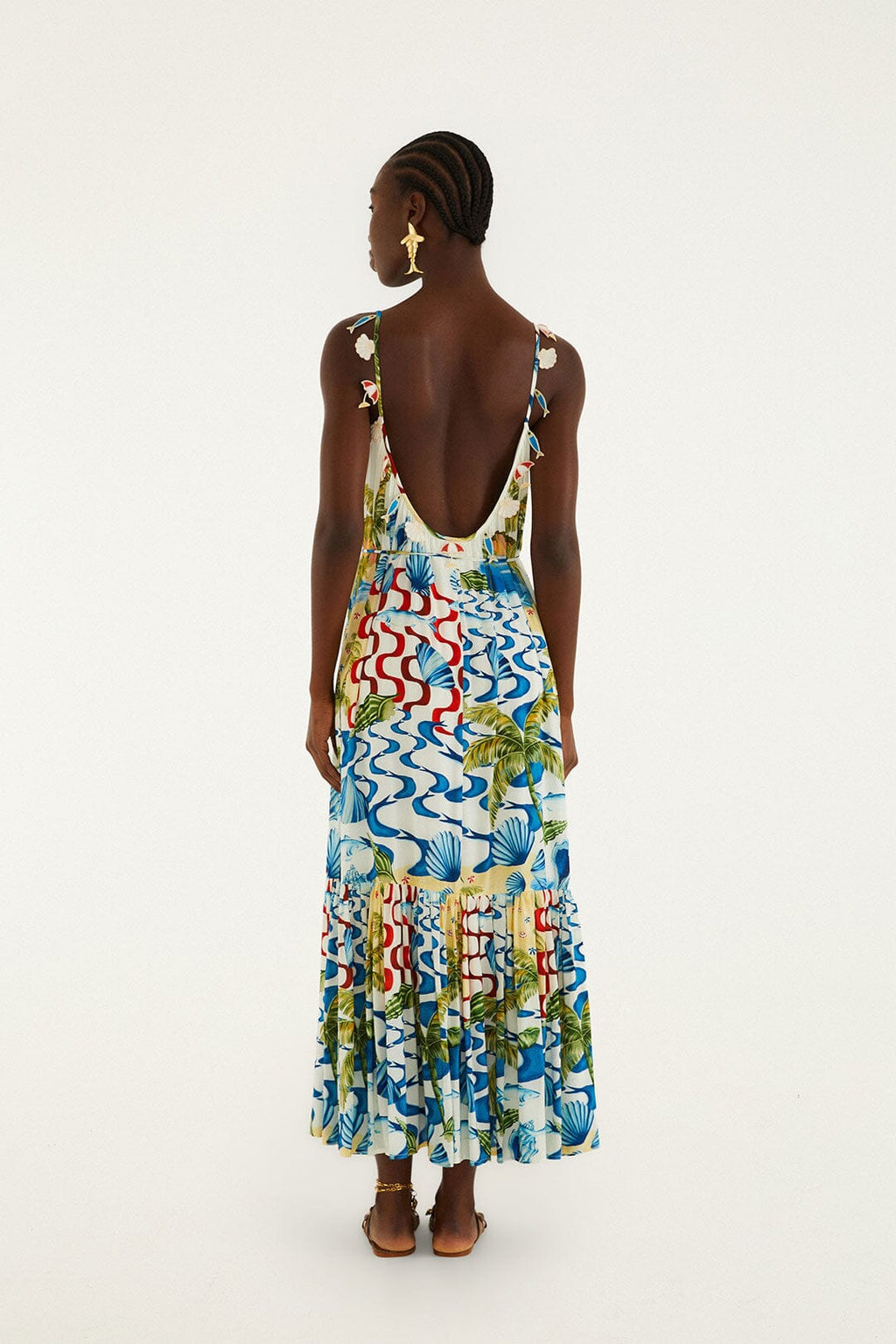 Rio Beach Off-White Maxi Dress