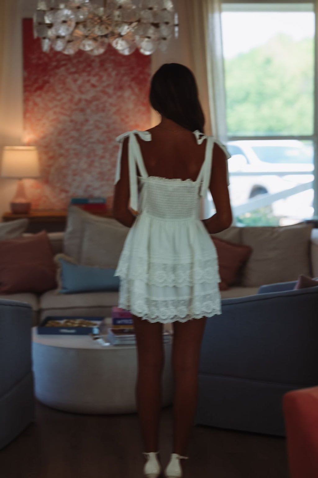 I'm Ready Mini Dress - White