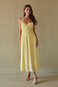 Roxana Smocked Midi Dress