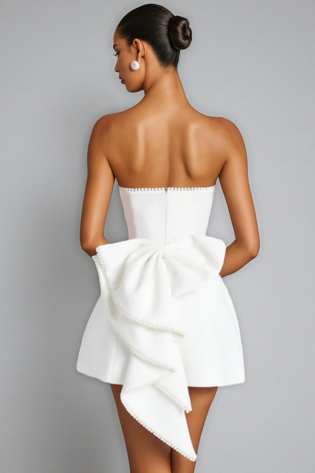 Raymos Backless Butterfly Mini Dress