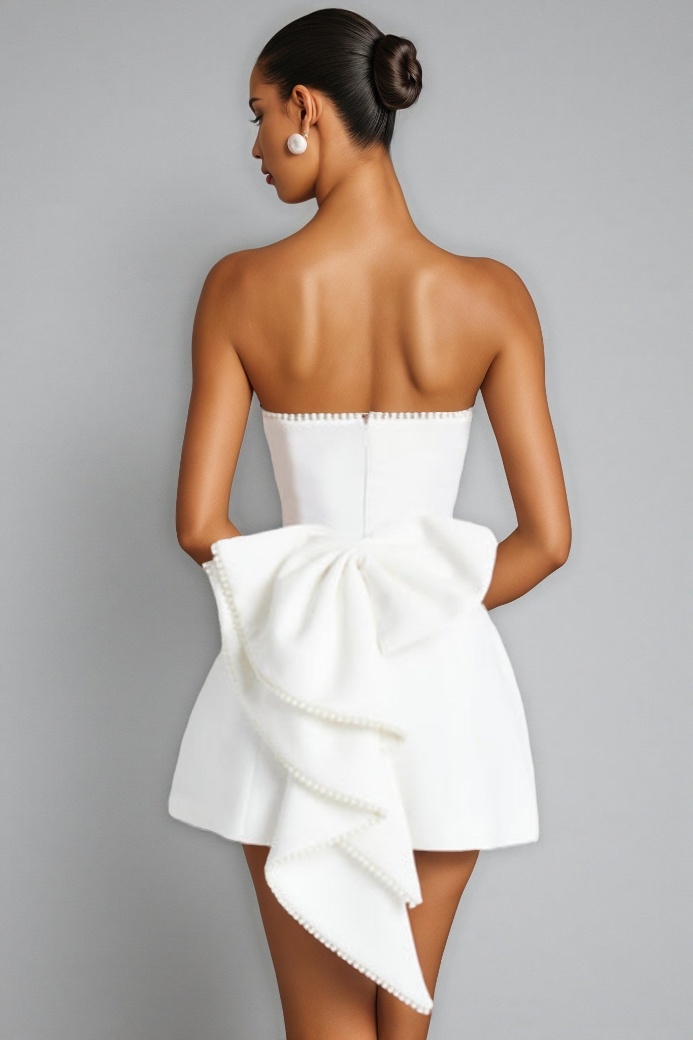 Raymos Backless Butterfly Mini Dress