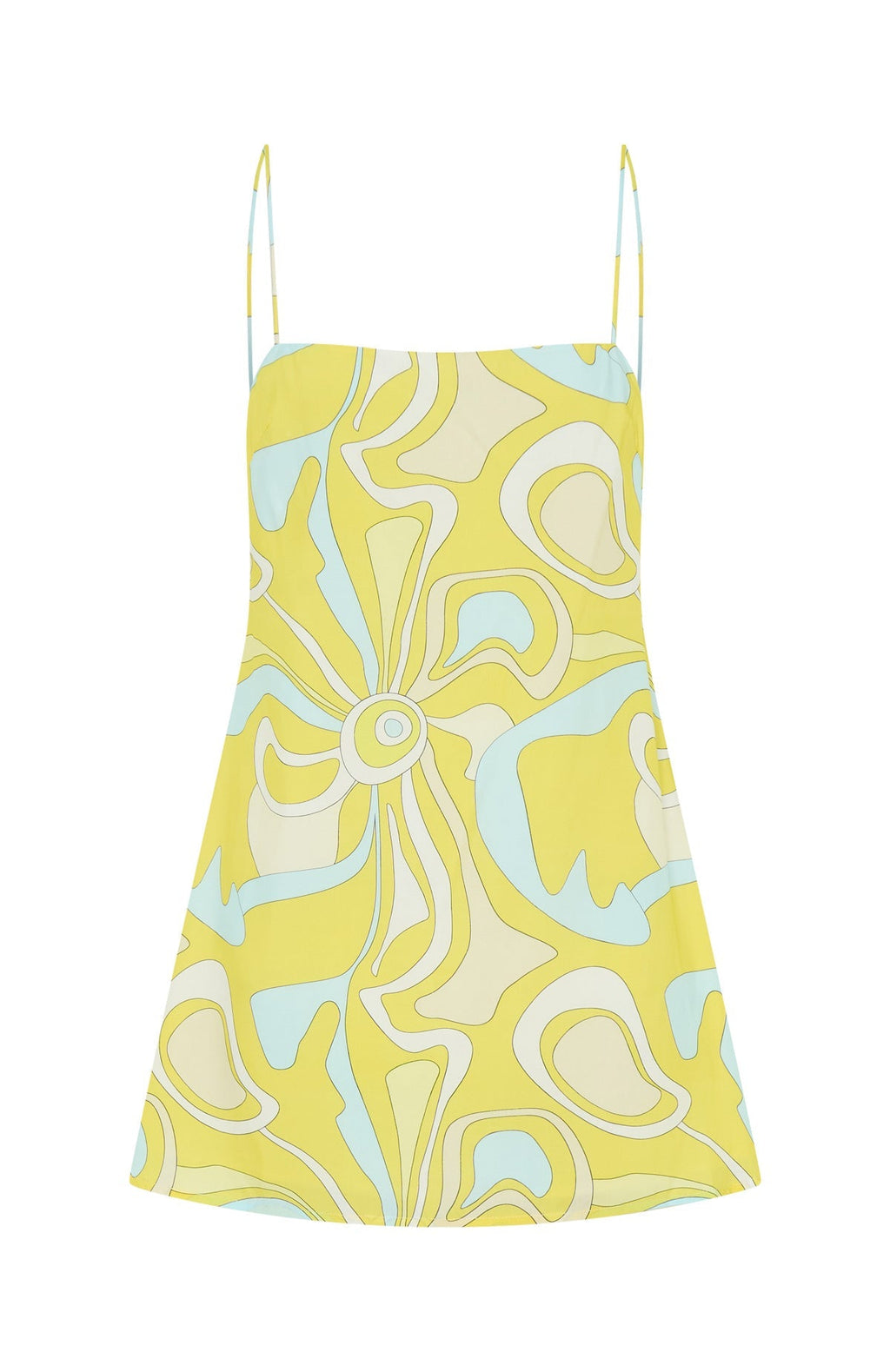 Never Lost Cami Shift Mini Dress Lemontini Fizz