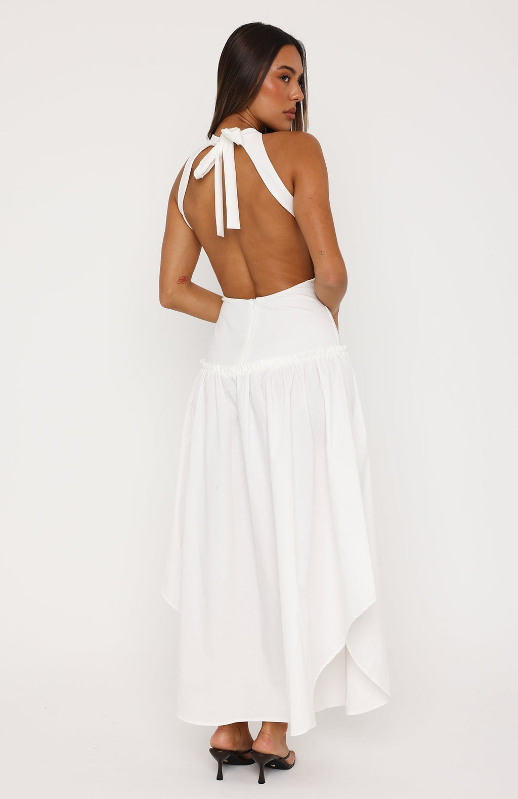 Never Yours Maxi Dress White