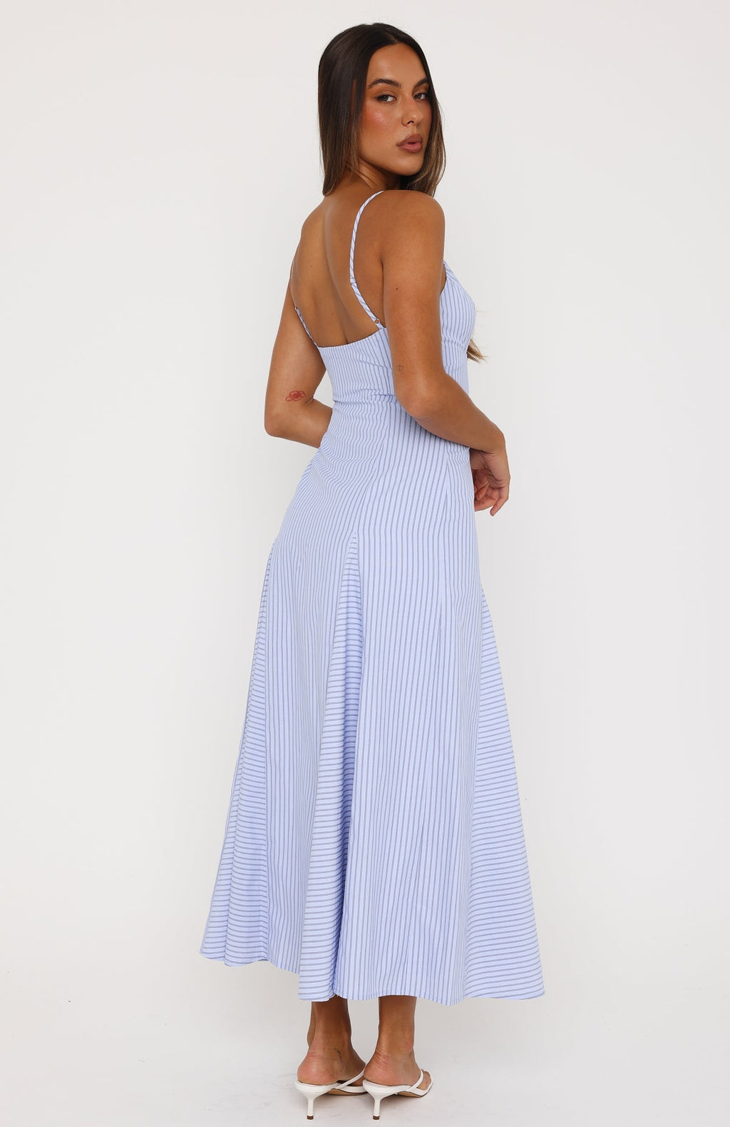 Truly Unforgettable Maxi Dress Blue Stripe