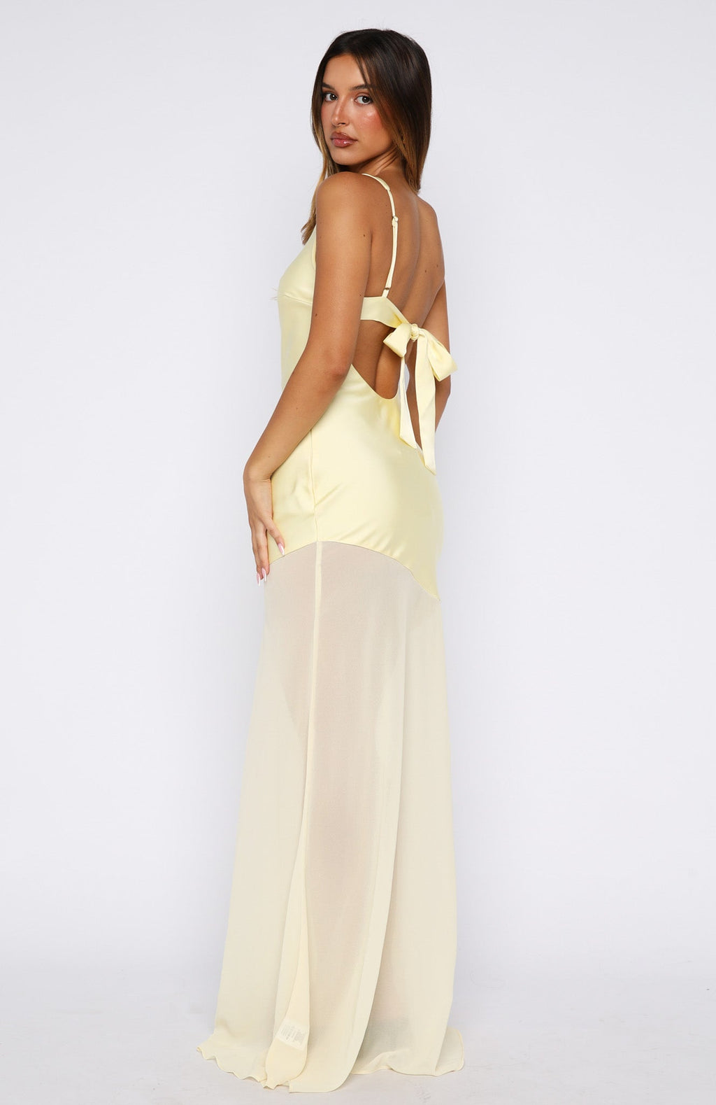 Vip Vibes Maxi Dress Lemon