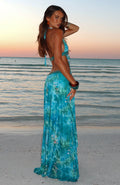 Lights Camera Action Maxi Dress Crystal Tide